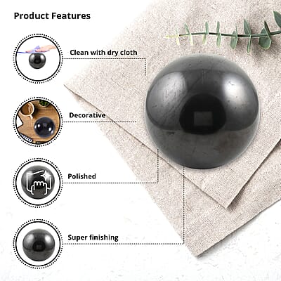 Shungite Sphere Home Décor Figurine 200 MM Approx. 53070.00 ctw