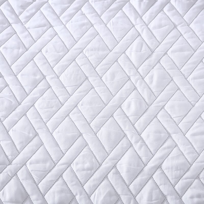 The Nesting Company- Larch 3 Piece Comforter Set - Queen (White) , Bed Comforters , Polyester Comforter , Bedding Sets , Quilt Set