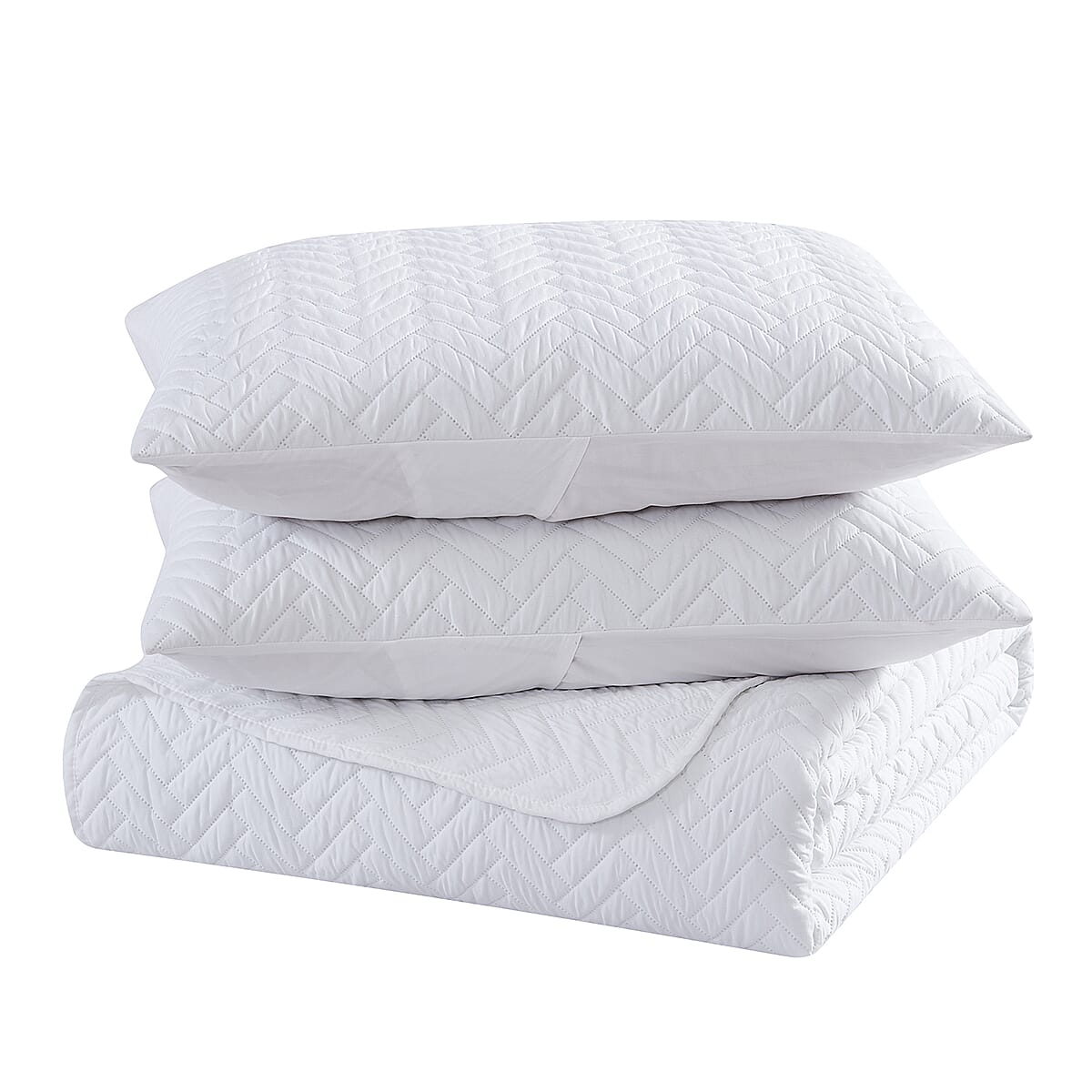 The Nesting Company - Palm 3 Piece Comforter Set - Charcoal (King) , Bed Comforter Blanket Set , Cozy Comforter , Bedding Set image number 4