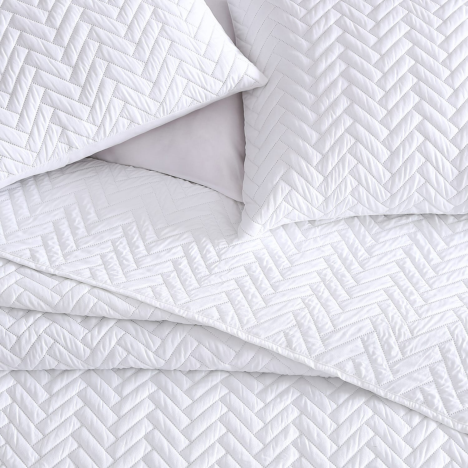 The Nesting Company - Palm 3 Piece Comforter Set - Charcoal (King) , Bed Comforter Blanket Set , Cozy Comforter , Bedding Set