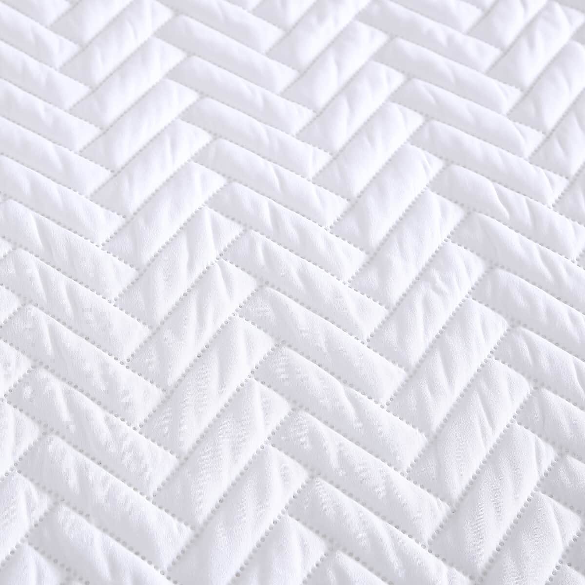 The Nesting Company- Birch 3 Piece Queen Quilt Set White image number 6