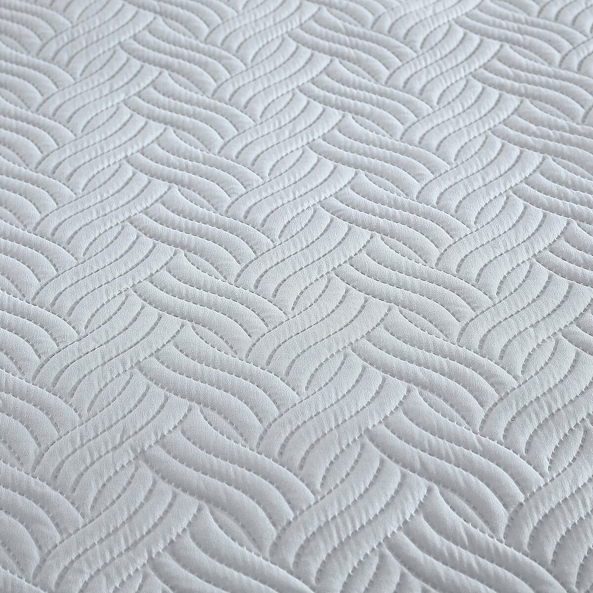 The Nesting Company- Willow 3 Piece King Quilt Set Gray , Bed Comforters , Polyester Comforter , Bedding Sets image number 6