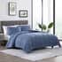 The Nesting Company- Elm 3 Piece Comforter Set - Queen (Blue) , Bed Comforter Blanket Set , Cozy Comforter , Bedding Set image number 0