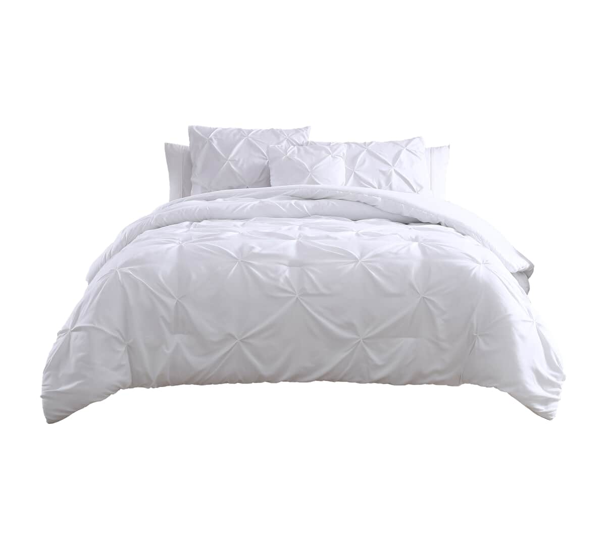 The Nesting Company - White Spruce 4 Piece Comforter Set - King | Bed Comforters | Polyester Comforter | Bedding Sets | Quilt Set image number 3