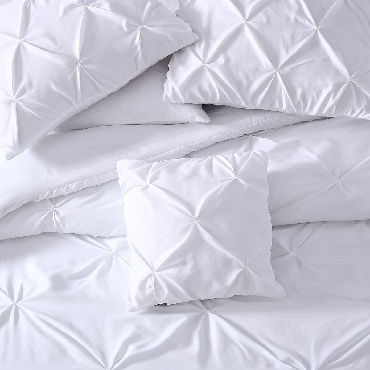 The Nesting Company - White Spruce 4 Piece Comforter Set - King | Bed Comforters | Polyester Comforter | Bedding Sets | Quilt Set image number 5