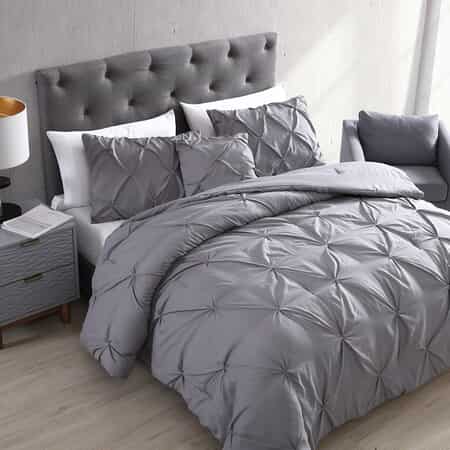 The Nesting Company- Spruce 4 Piece Comforter Set Queen Gray image number 2