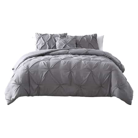 The Nesting Company- Spruce 4 Piece Comforter Set Queen Gray image number 3