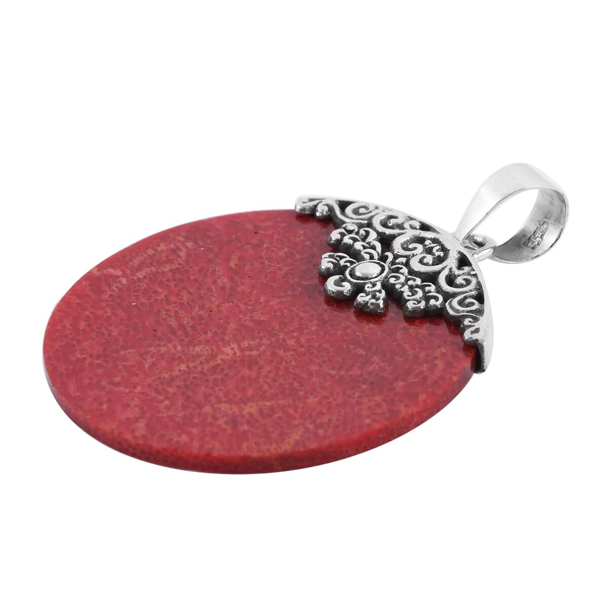 Sponge Coral Pendant in Sterling Silver image number 2