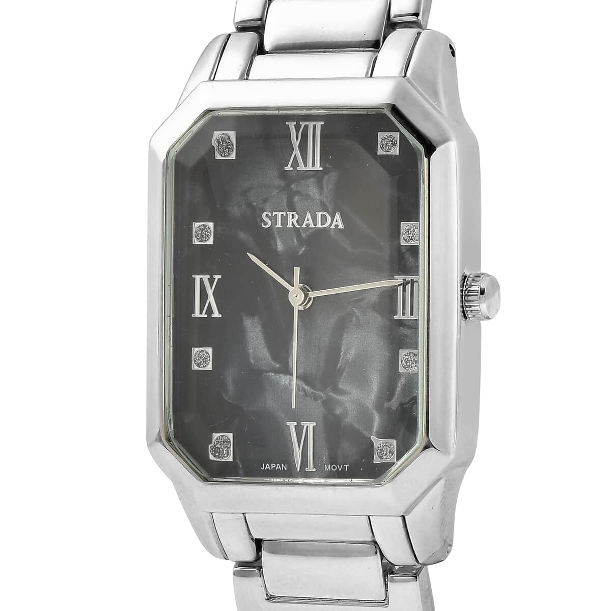 STRADA Japanese Movement Watch with Black MOP Dial image number 3