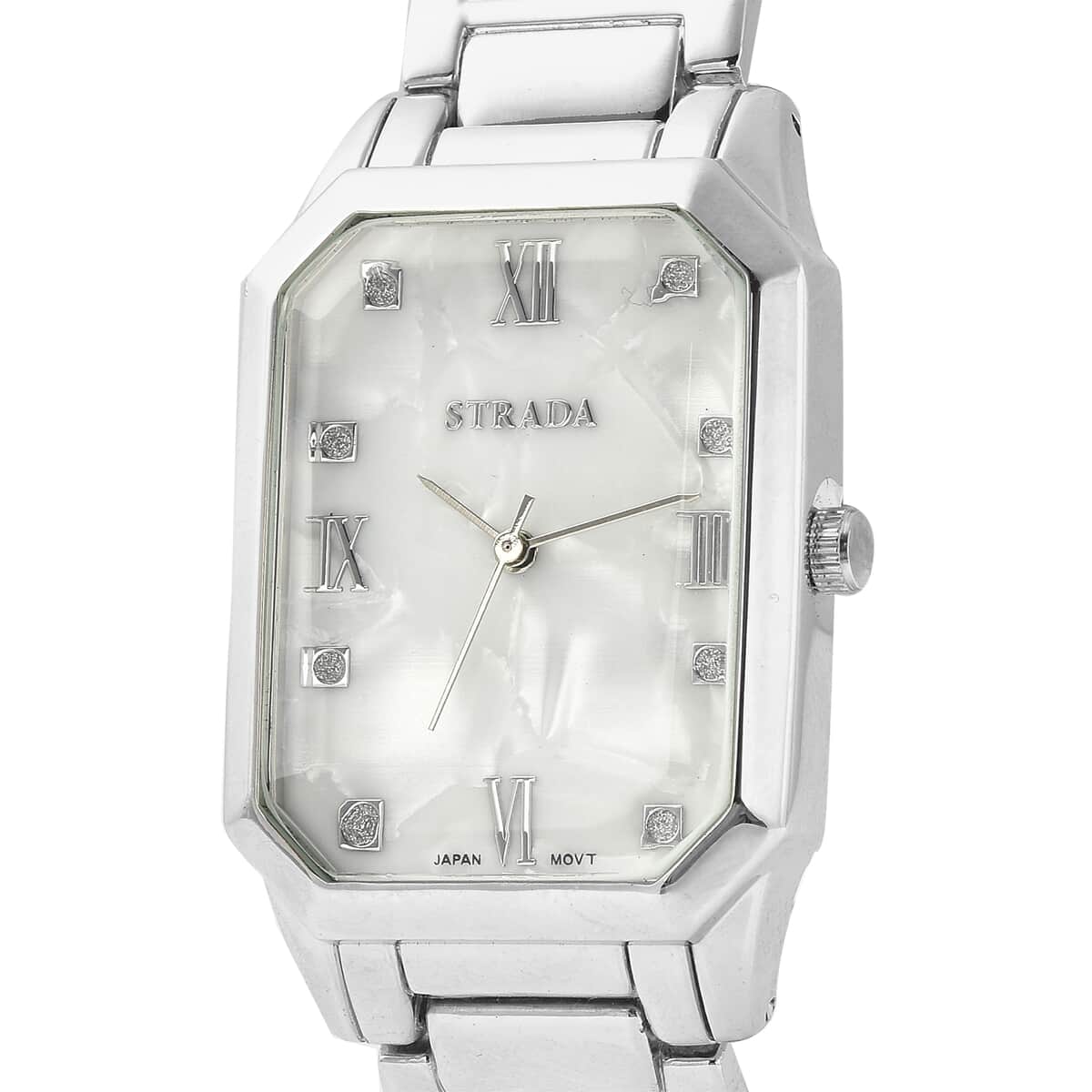Strada Japanese Movement Watch with White Simulated MOP Dial image number 3