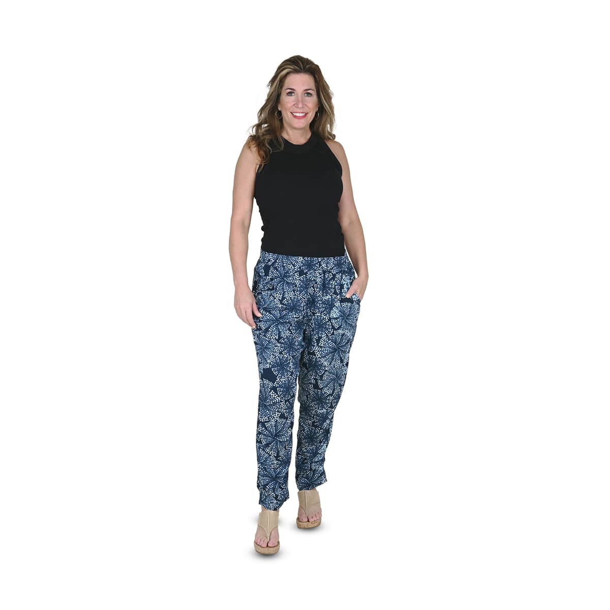 JESSICA SIMPSON Navy  Soft Woven Jogger - M image number 0