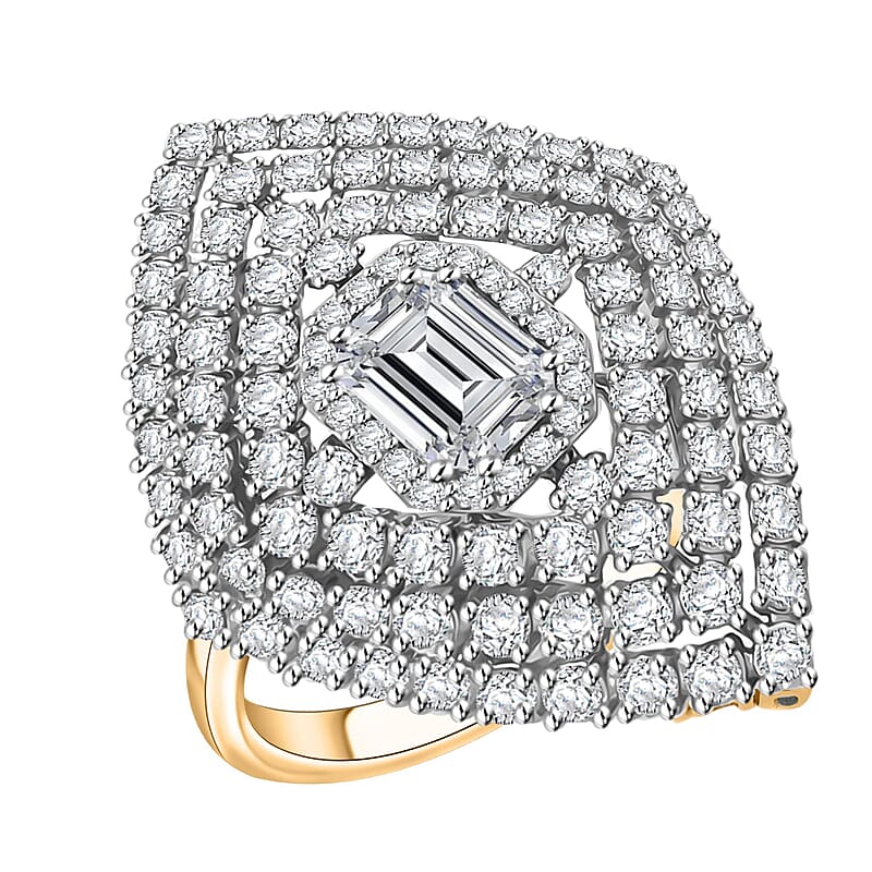 NY Closeout Diamond VS-SI G 2.05 ctw Ring in 10K Yellow Gold (Size 10.5) 7.30 Grams