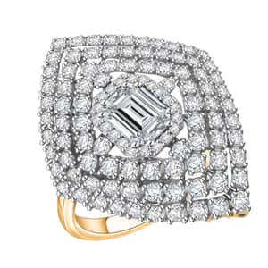 NY Closeout Diamond VS-SI G 2.05 ctw Ring in 10K Yellow Gold (Size 5.0) 7.30 Grams