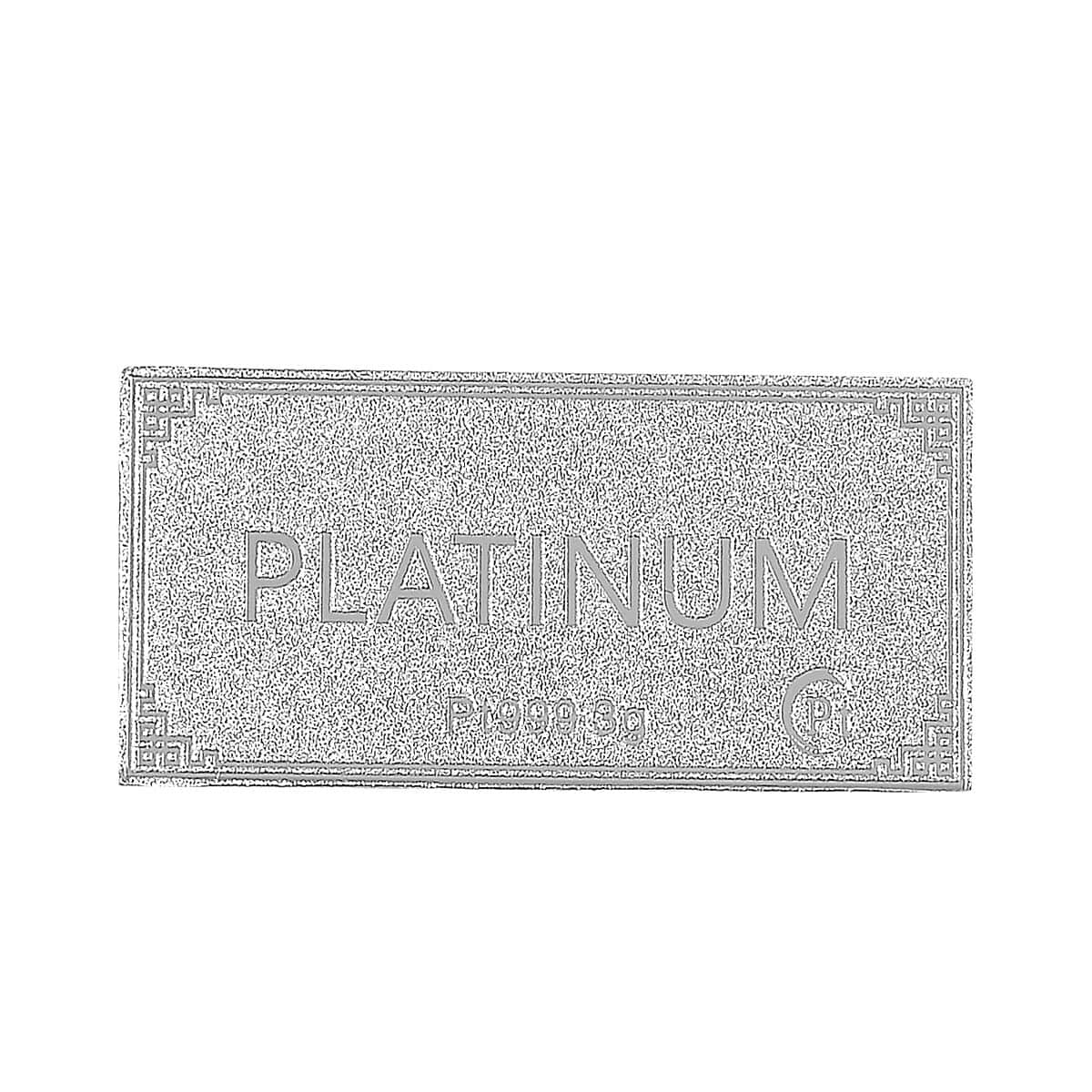 Bar 14x28x0.4mm in 999 Platinum 3 Grams (Del. in 10-12 Days) image number 0