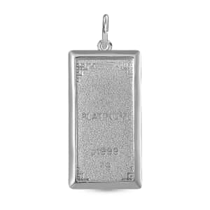 Bar Pendant (21x11x0.4mm) in 999 Platinum 2.15 Grams