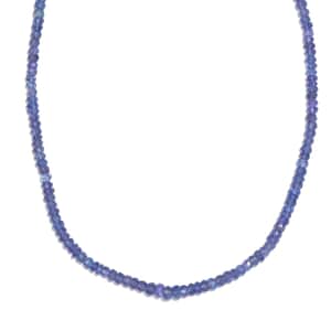 AAA Tanzanite 100.00 ctw Beaded Necklace in 18K Vermeil YG Over Sterling Silver 18-20 Inches (Del. in 10-12 Days)