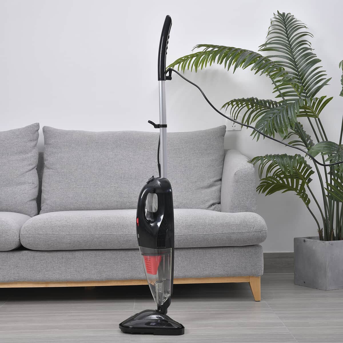 TLV HOMESMART Black Handheld Compact Wet and Dry Vacuum and Steam Cleaner (49.2"x11.8"x9.8") image number 1