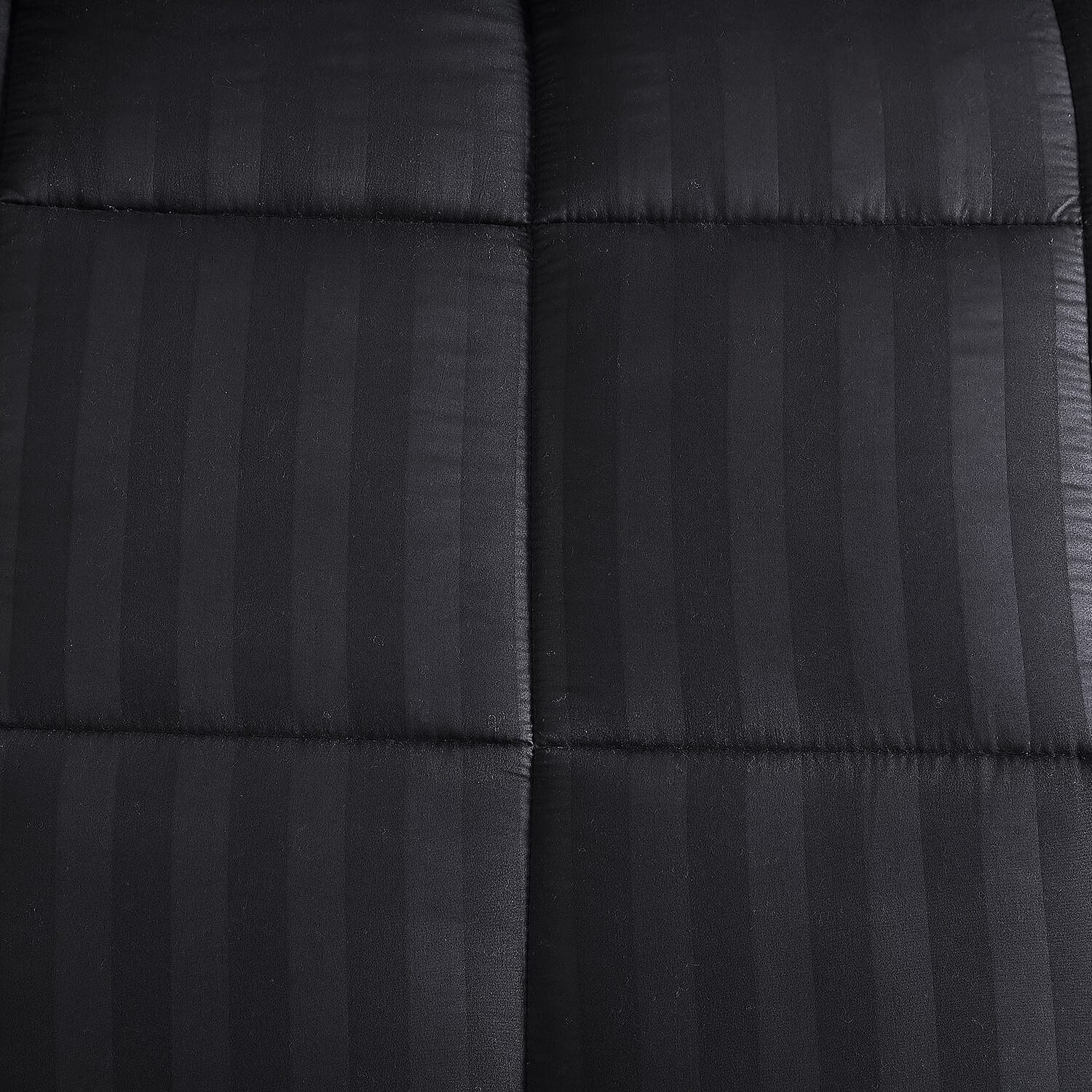 The Nesting Company Maple Dobby Black Stripe 8pcs Bed Comforter Set in a Bag - Queen