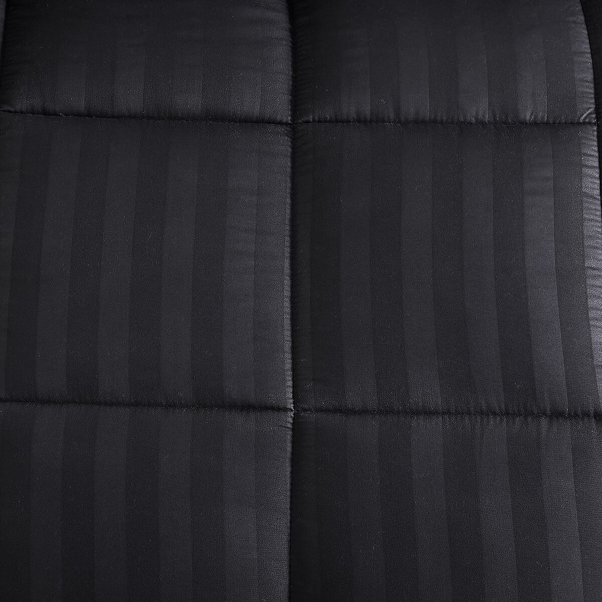 The Nesting Company Maple Dobby Black Stripe 8pcs Bed Comforter Set in a Bag - King image number 5