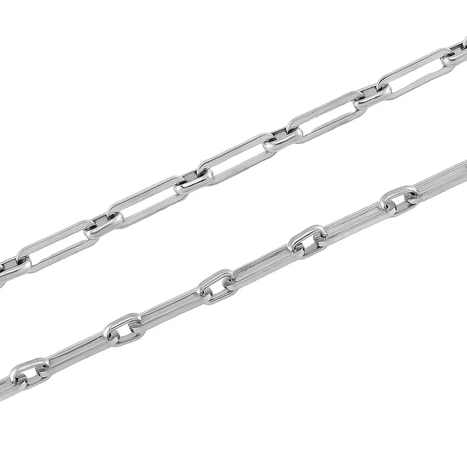 Heart Necklace in Stainless Steel 22 Inches