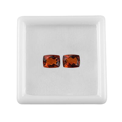 Brazilian Cherry Citrine (Cush 8x6 mm) 2.40 ctw Loose Gemstone