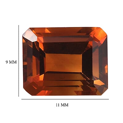 Brazilian Cherry Citrine (Oct 11x9 mm) 4.30 ctw Loose Gemstone