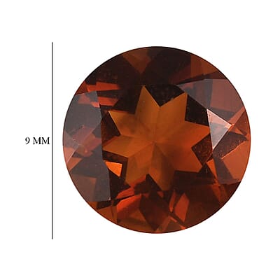Brazilian Cherry Citrine (Rnd 9 mm) 2.12 ctw Loose Gemstone