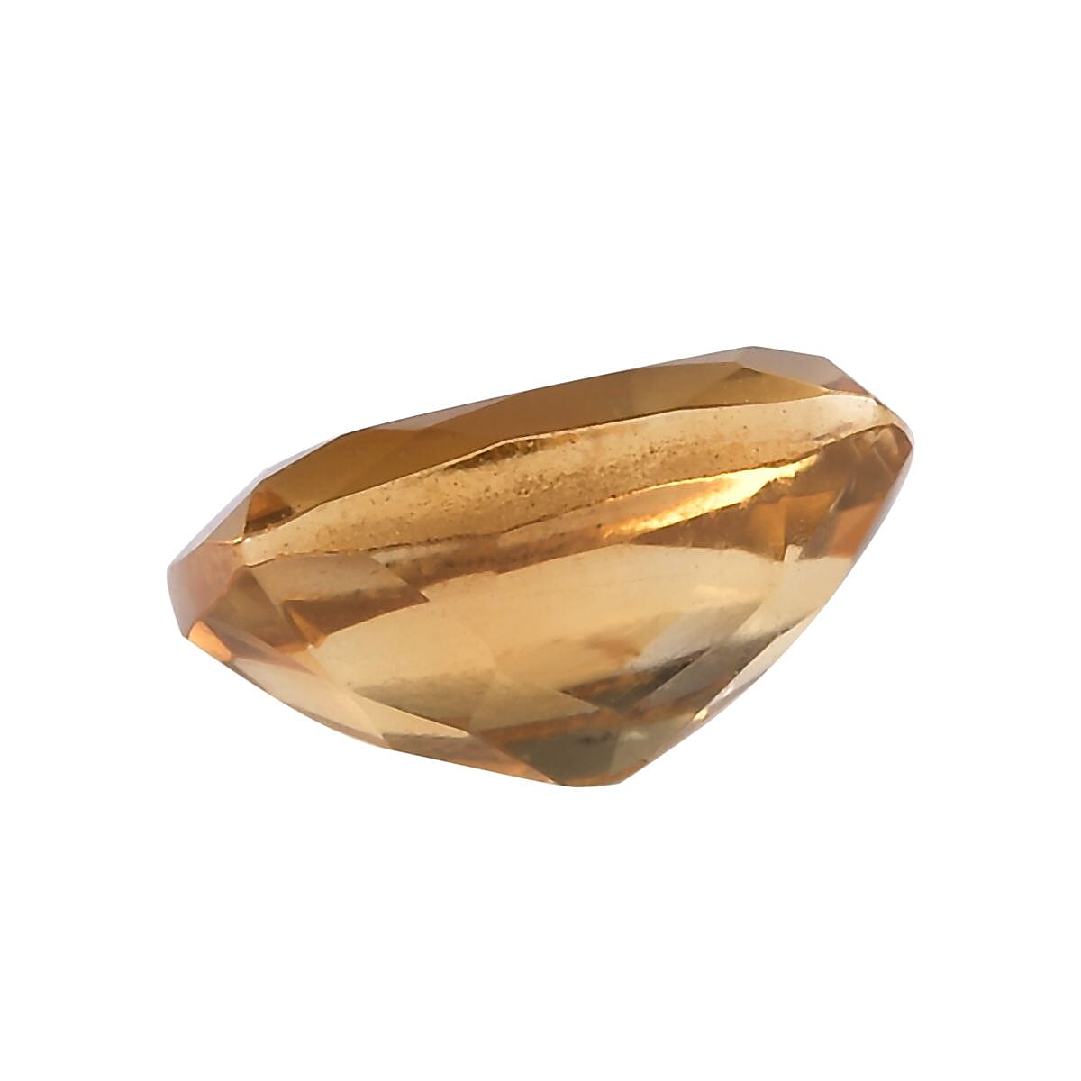 Brazilian Citrine (Cush 9x7 mm) 1.61 ctw Loose Gemstone image number 2