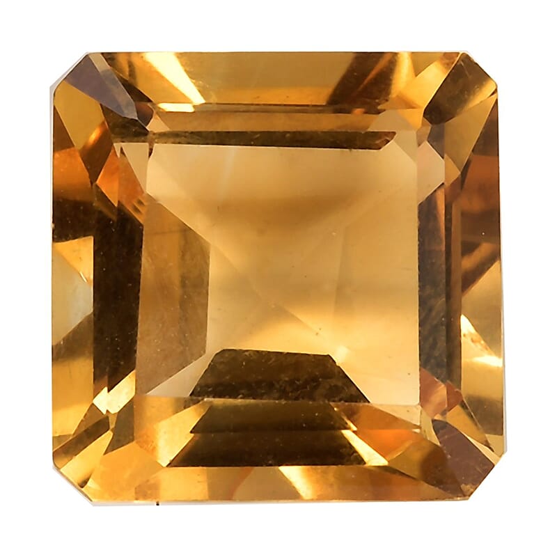 AA Brazilian Citrine (Oct 9x9 mm) 3.01 ctw Loose Gemstone