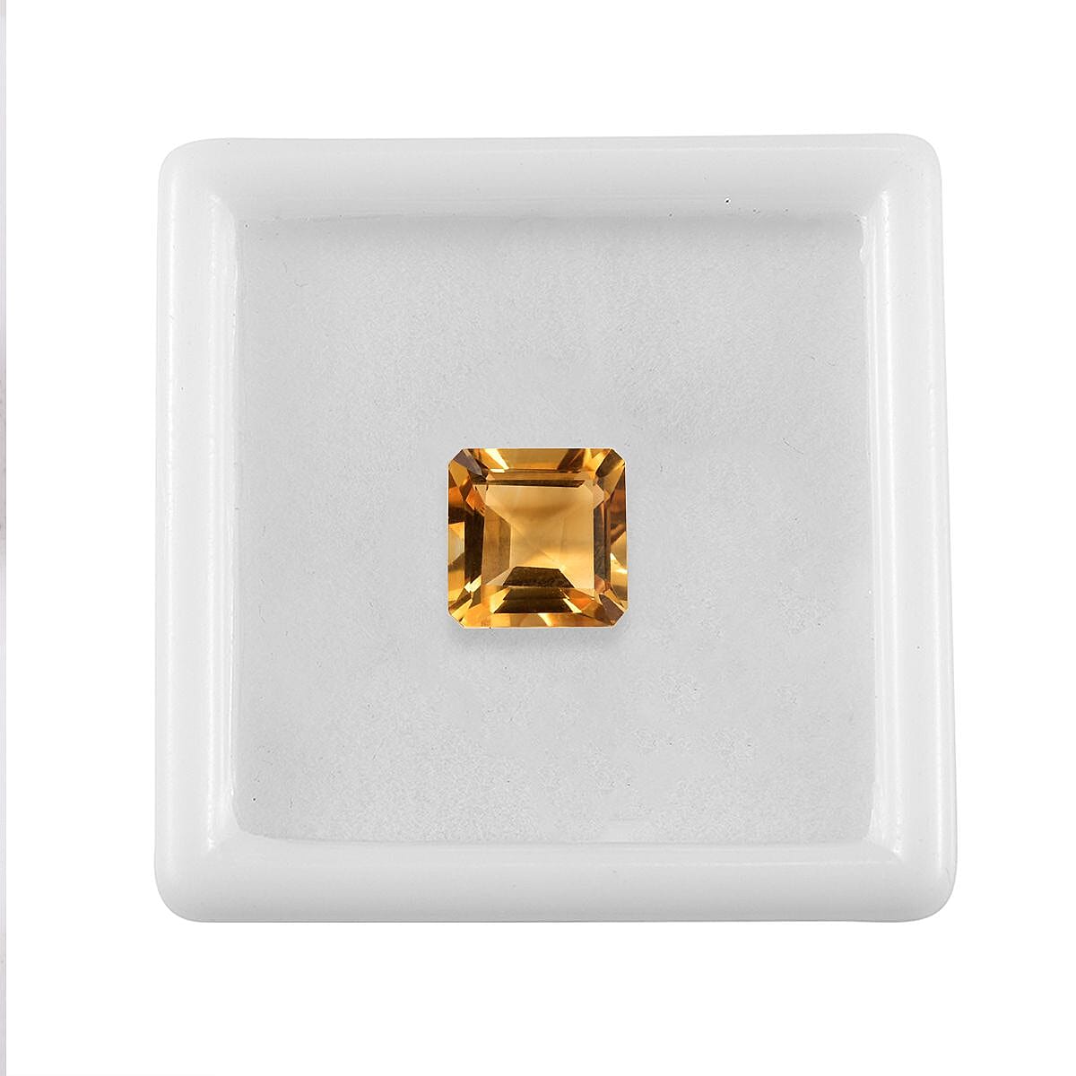 AA Brazilian Citrine (Oct 9x9 mm) 3.01 ctw Loose Gemstone
