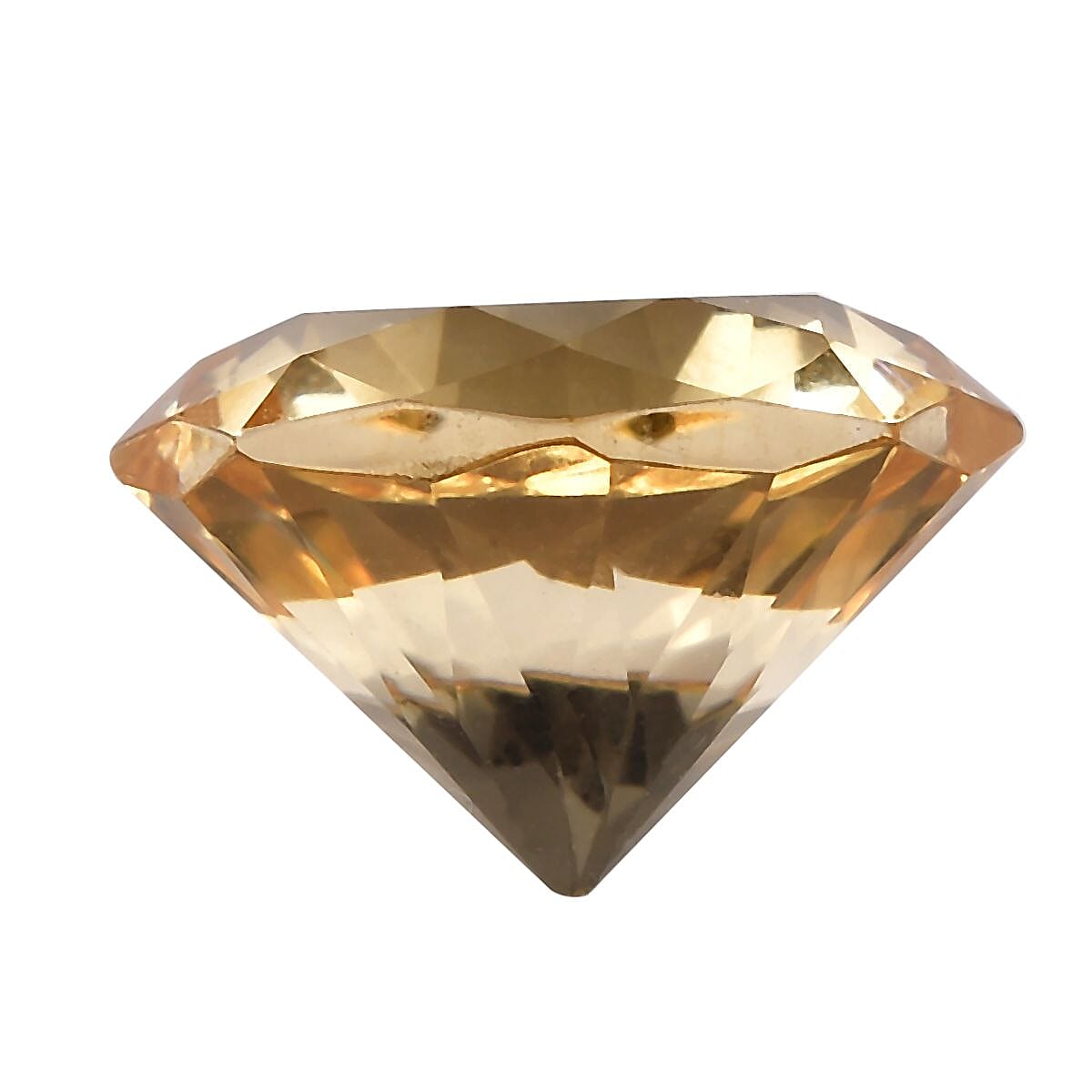 Brazilian Citrine (Octillion 9 mm) 2.52 ctw Loose Gemstone image number 2