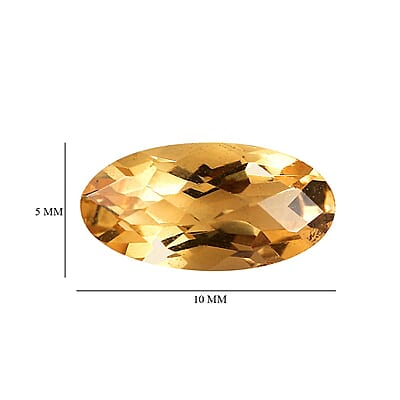 Brazilian Citrine Set of 2 (Ovl 10x5 mm) 2.18 ctw Loose Gemstone