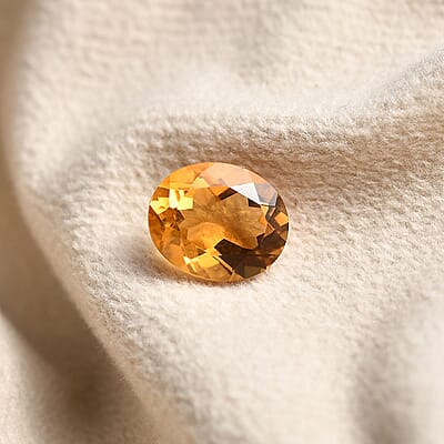 Brazilian Citrine (Ovl 11x9 mm) 2.59 ctw Loose Gemstone