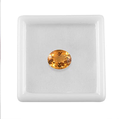Brazilian Citrine (Ovl 11x9 mm) 2.59 ctw Loose Gemstone