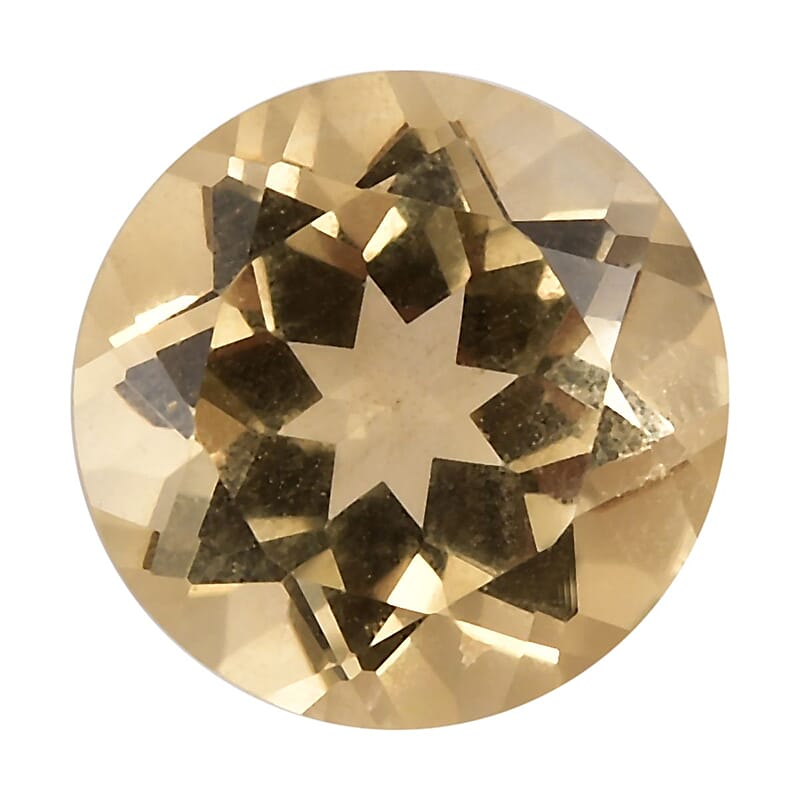 Brazilian Citrine (Rnd 9 mm) 2.31 ctw Loose Gemstone