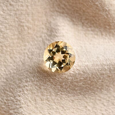 Brazilian Citrine (Rnd 9 mm) 2.31 ctw Loose Gemstone