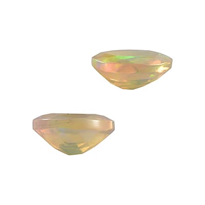 AA Ethiopian Welo Opal Set of 2 (Ovl 8x6 mm) 1.39 ctw Loose Gemstone