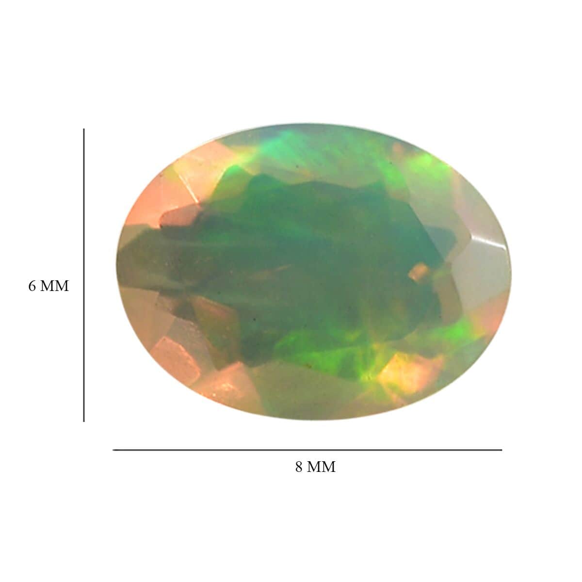 AA Ethiopian Welo Opal Set of 2 (Ovl 8x6 mm) 1.39 ctw Loose Gemstone image number 4