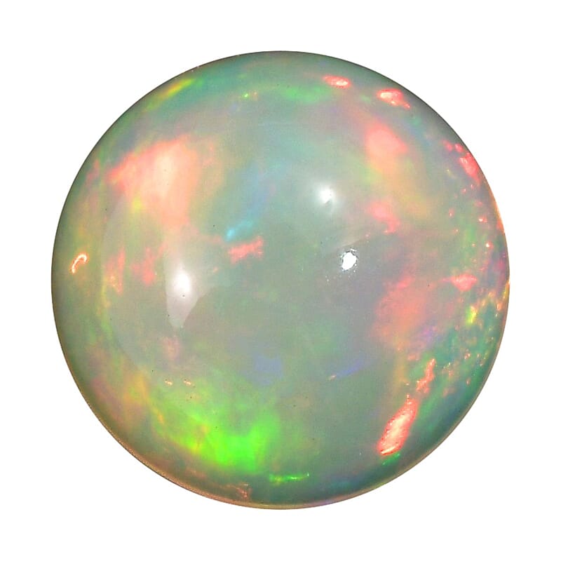 Ethiopian Welo Opal (Rnd 9 mm) 1.51 ctw Loose Gemstone