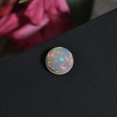 Ethiopian Welo Opal (Rnd 9 mm) 1.51 ctw Loose Gemstone