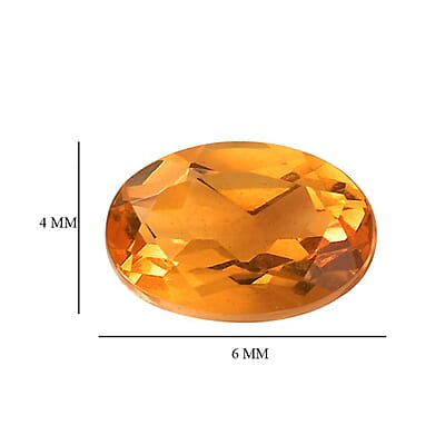 Jalisco Fire Opal Set of 2 (Ovl 6x4 mm) 0.61 ctw Loose Gemstone
