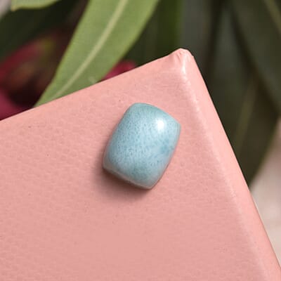 Larimar (Cush 10x8 mm) 2.98 ctw Loose Gemstone