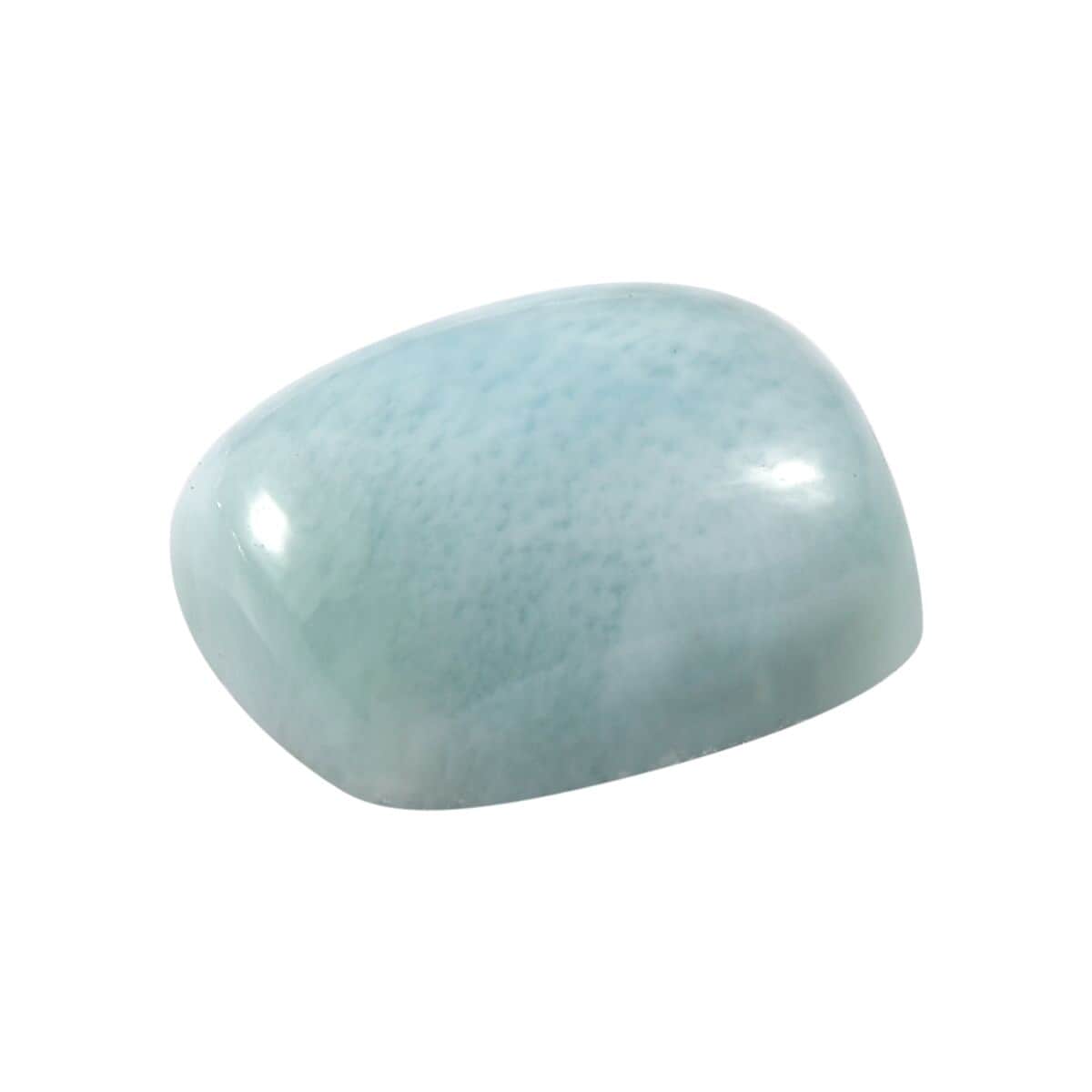 Larimar (Cush 10x8 mm) 2.98 ctw Loose Gemstone image number 2