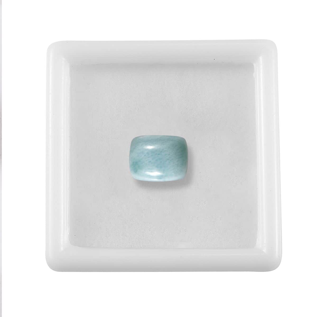 Larimar (Cush 10x8 mm) 2.98 ctw Loose Gemstone image number 3