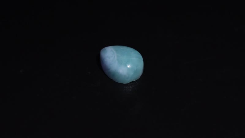 Larimar (Pear 10x8 mm) 3.03 ctw Loose Gemstone