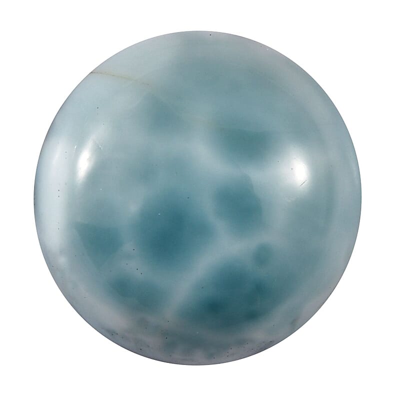 AA Larimar (Rnd 9 mm) 2.40 ctw Loose Gemstone
