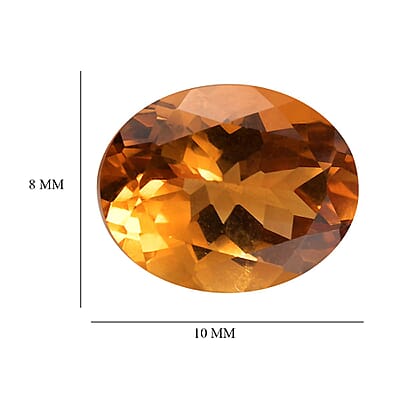 Santa Ana Madeira Citrine (Ovl 10x8 mm) 2.31 ctw Loose Gemstone