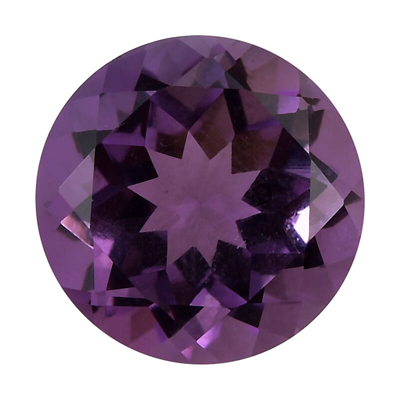 Mashamba Amethyst (Rnd 10 mm) 3.04 ctw Loose Gemstone