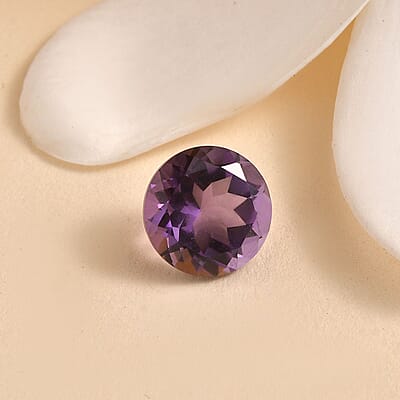 Mashamba Amethyst (Rnd 10 mm) 3.04 ctw Loose Gemstone