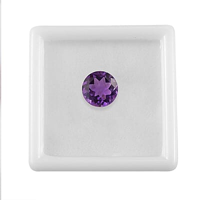 AAA Mashamba Amethyst (Rnd 10 mm) 3.19 ctw Loose Gemstone